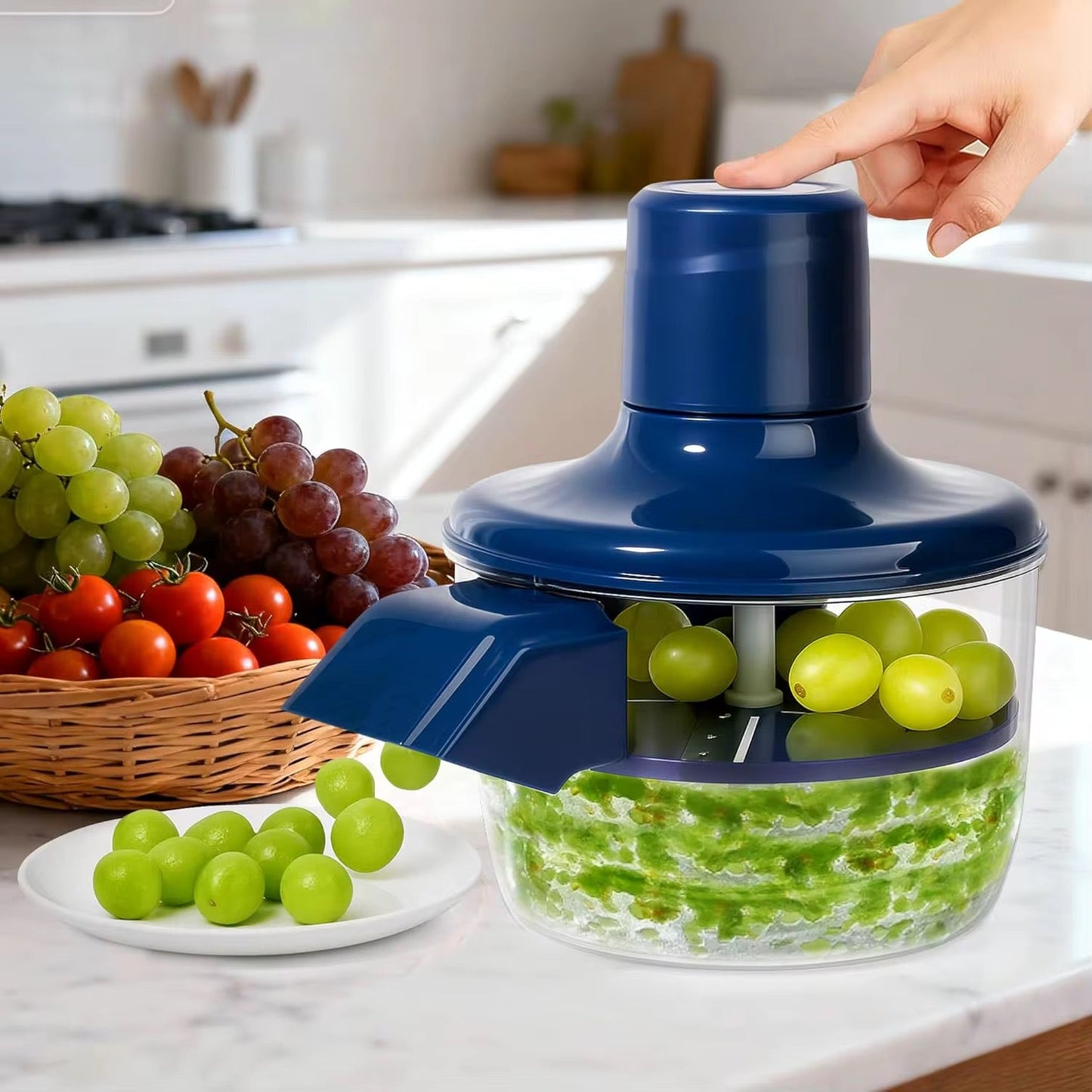 ✨ Éplucheur Électrique de Fruits et Légumes - Votre Allié Cuisine Magique ! 🍇🧄