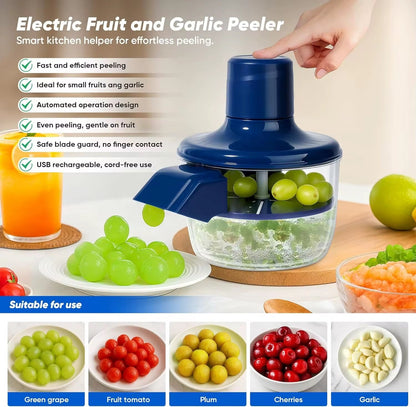 ✨ Éplucheur Électrique de Fruits et Légumes - Votre Allié Cuisine Magique ! 🍇🧄
