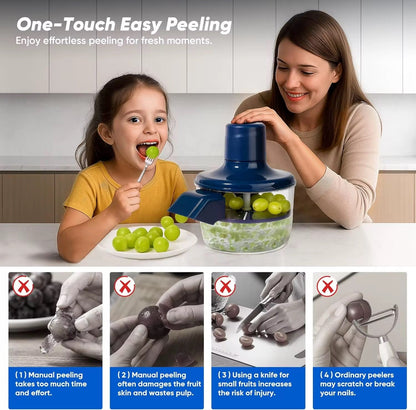 ✨ Éplucheur Électrique de Fruits et Légumes - Votre Allié Cuisine Magique ! 🍇🧄